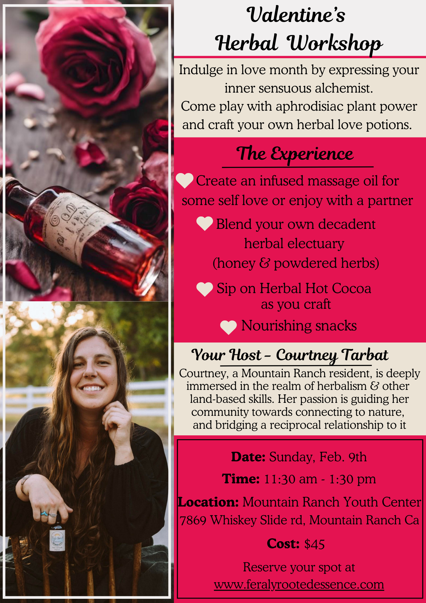 Valentine's Herbal Workshop