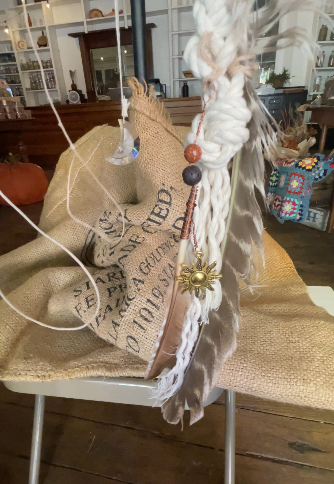 #2 Enchanted Hanging Herb Drying Rack