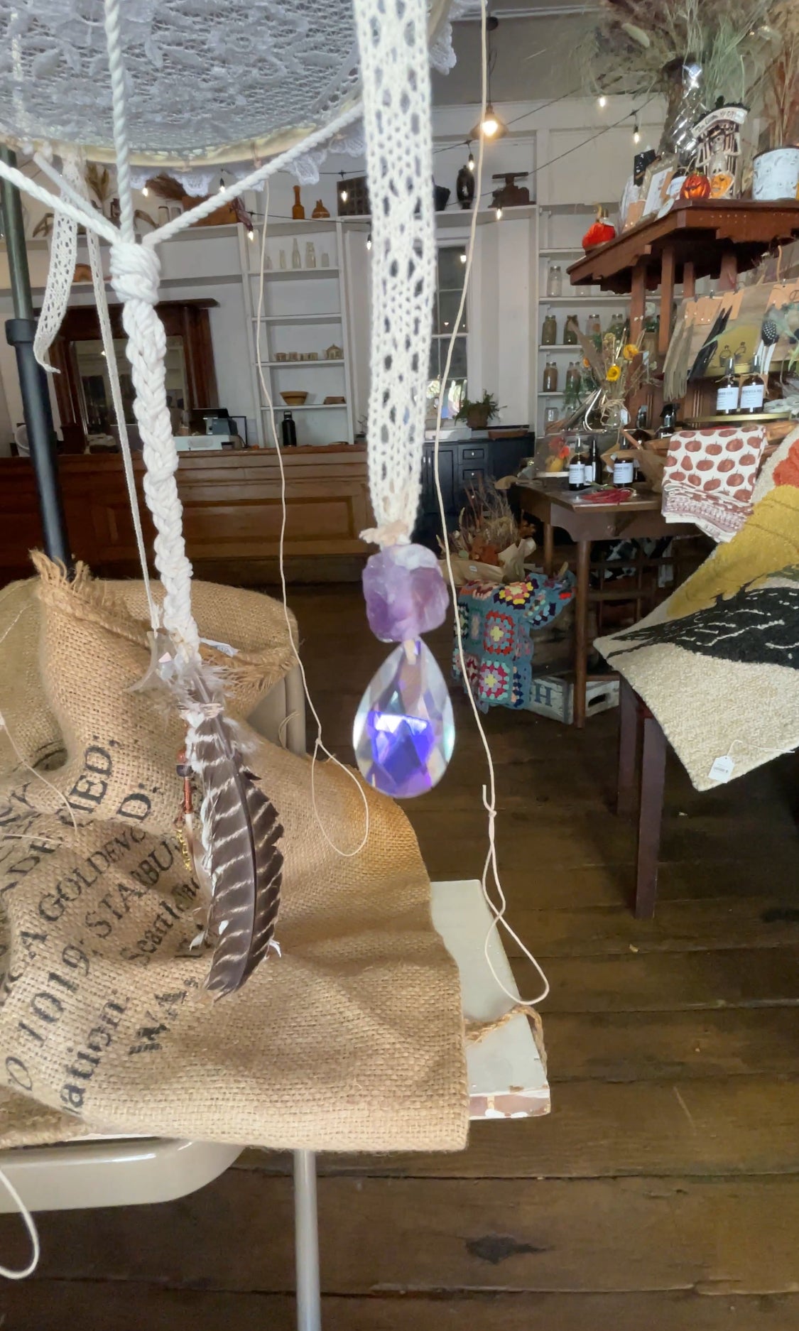 #2 Enchanted Hanging Herb Drying Rack