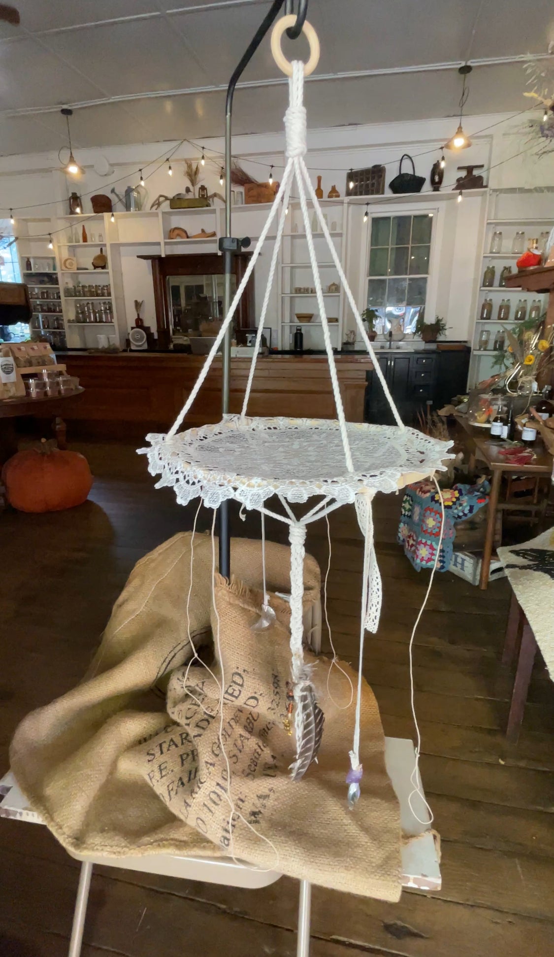 #2 Enchanted Hanging Herb Drying Rack