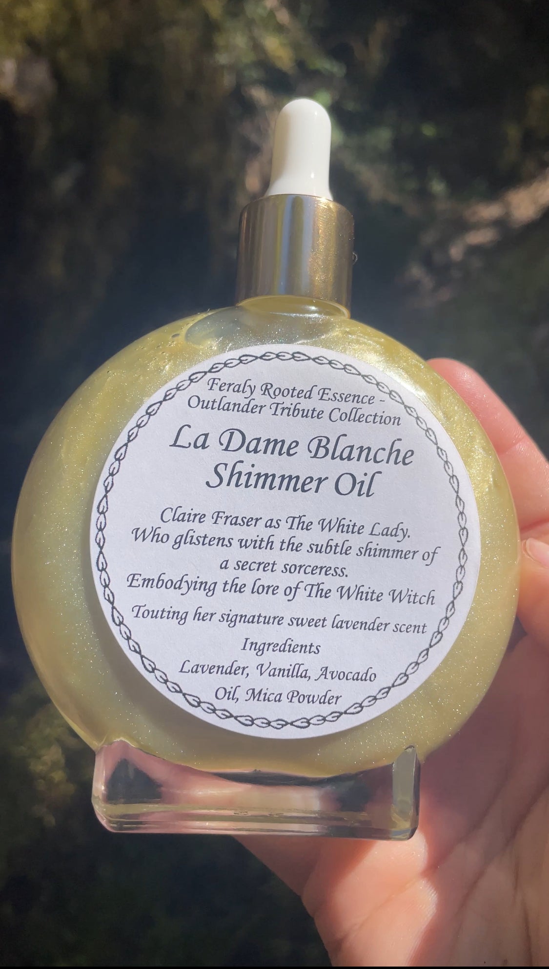 La Dame Blanche Sweet Lavender Shimmer Oil