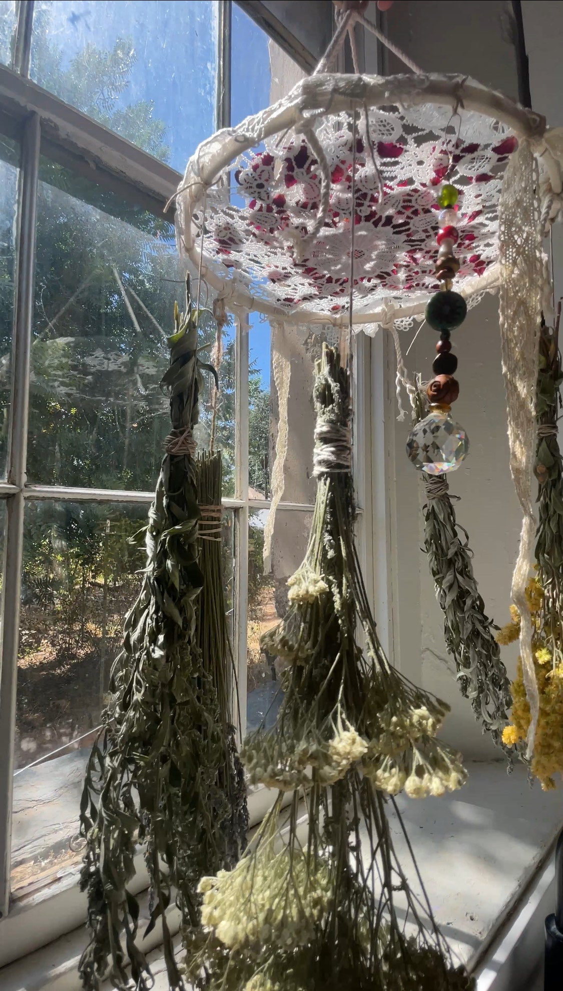 Enchanted Hanging Herb Drying Rack