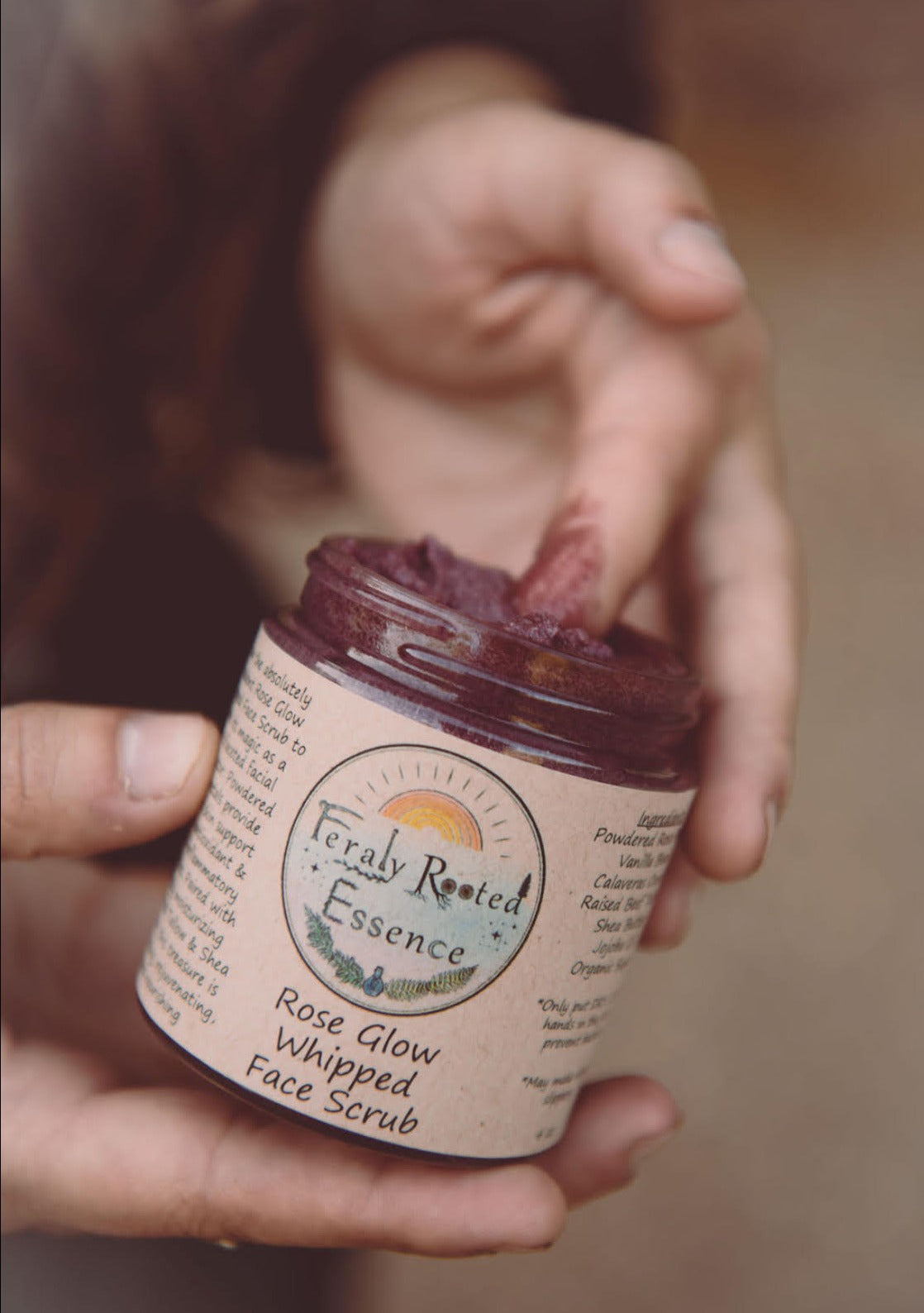 Rose Glow Whipped Face Scrub