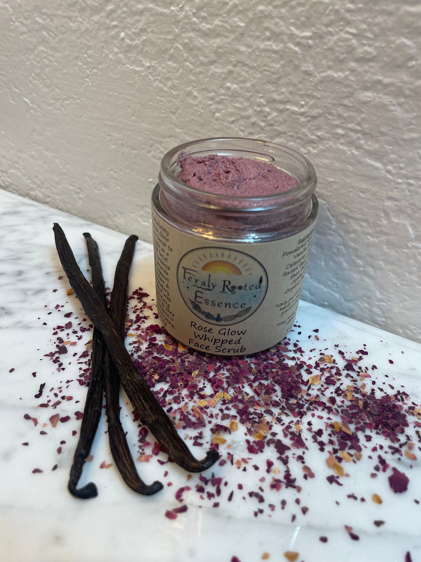 Rose Glow Whipped Face Scrub